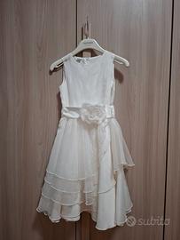 VESTITO CERIMONIA BIMBA tg.S CON COPRISPALLE