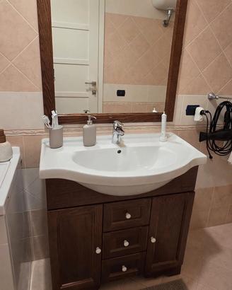 Mobile bagno completo in legno 