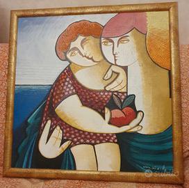 Dipinto olio su tela di Vittorio Maria Di Carlo 