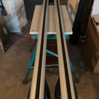 Barre portatutto 140 cm regolabili