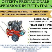 MOTOCOMPRESSORE AIRMEC TTD 2260/620 DIESEL.