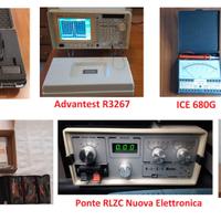 Strumentazione Fluke e Advantest