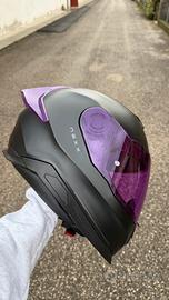 Casco integrale Nexx Y.100R Subsonic XS Nero-Viola