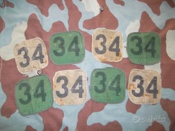 Us Army exercise Mitchell Helmet Cover Number