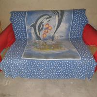 Divanetto letto 1 piazza e mezzo L.150xP.90xH.80