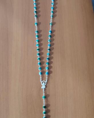 Collana rosario con pietre dure 