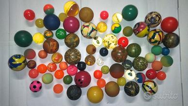 73 palline rimbalzanti assortite