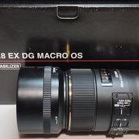 Sigma 105 mm  f2.8 ex dg macro os CANON AF