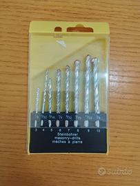 8 punte a muro per trapano 