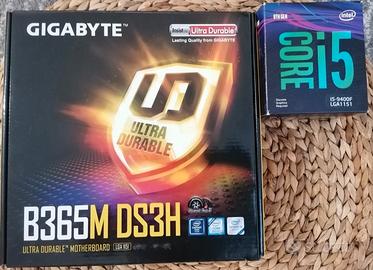 Gigabyte B365M DS3H + Intel Core i5 9400F