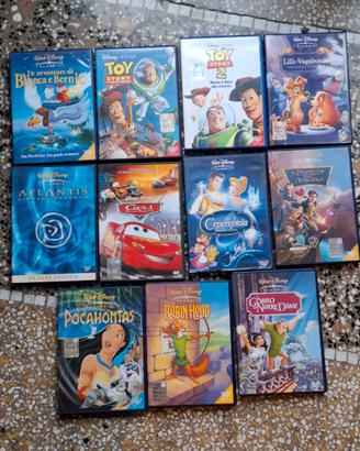 Lotto DVD cartoni animati disney e non