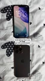 Iphone 13 pro max da 128gb (nero)