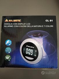 Sveglia Majestic con display LCD