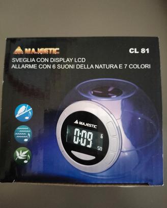 Sveglia Majestic con display LCD