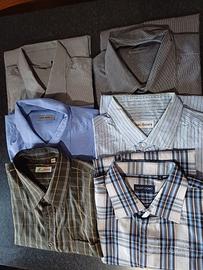 Camicie da uomo taglia 45 - 6 capi - lotto unico