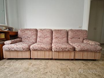DIVANO IN STOFFA CONPONIBILE
