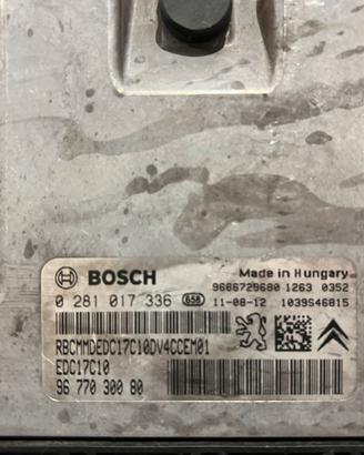 Centralina motore peugeot 1.4 hdi