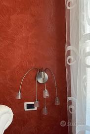 lampadario e due lampade da parete