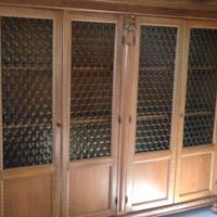 Libreria stile impero in legno massello