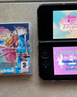 videogioco nintendo ds barbie e le 12 principesse