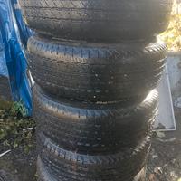 ruote gomme complete 245/70/r 16 m+s