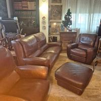 Salotto in vera pellie