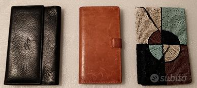 Portafogli e Porta Agenda in vera pelle