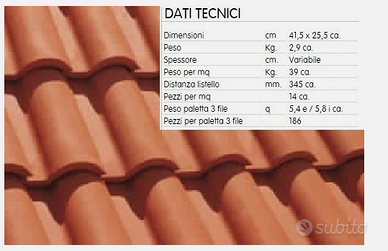 tegole portoghesi Tognana