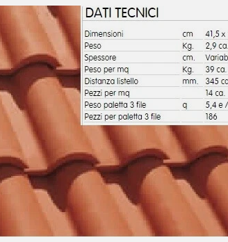 tegole portoghesi Tognana