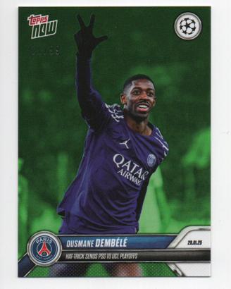Topps now ucl Ousmane Dembèlè Limited Ballon D’Or