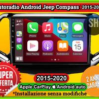 Autoradio touch 10 pollici JEEP COMPASS dal 2016