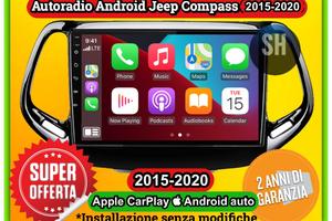 Autoradio touch 10 pollici JEEP COMPASS dal 2016