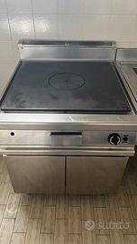 Cucina Tuttapiastra in ghisa  a gas 90x80 SOLIDTOP