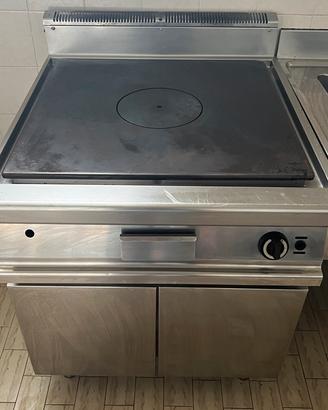Cucina Tuttapiastra in ghisa  a gas 90x80 SOLIDTOP