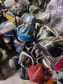Golf drivers, ibridi, ferri, vedges