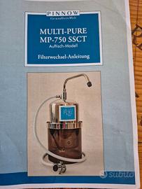Porta  filtro acqua Multi-Pure MP-750 SSCT