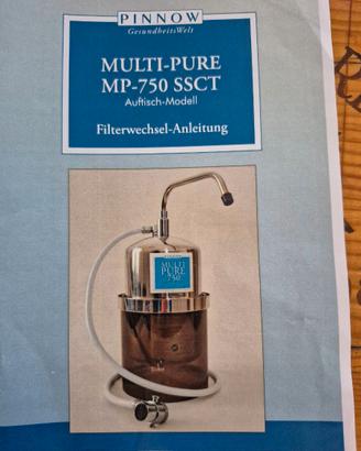 Porta  filtro acqua Multi-Pure MP-750 SSCT
