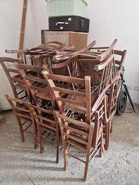 Sedie in legno