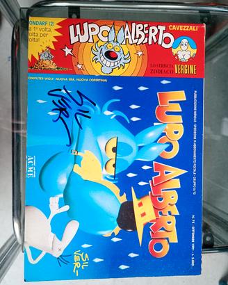 lupo Alberto autografato Silver