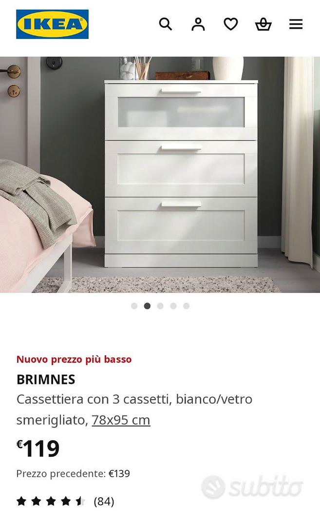 Cassetti Letto Brimnes Ikea Prezzo Misure Letto Brimnes Ikea