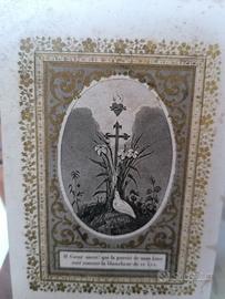 Santino dell 800 con immagine ambo le parti