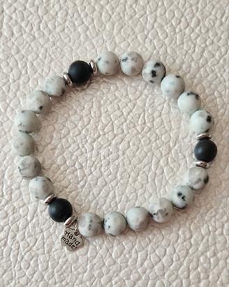 Bracciale uomo di pietre dure naturali
