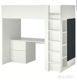 Letto soppalco ikea smastad