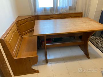 set cassapanca tavolo da cucina