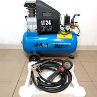 Compressore ABAC 24 litri 1.5 HP a olio funzionant