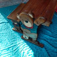 SCRIVANIA PER BIMBO IN LEGNO MASSELLO