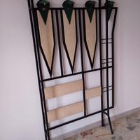 Attaccapanni in metallo e materiali vari