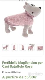 DUE CAPPOTTINI PER CANE DI PICCOLA TAGLIA PARI AL 