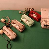 TELEFONI DA TAVOLO E TASTIERA TECNICO SIP D'EPOCA