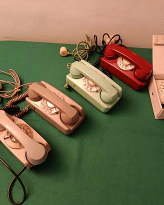 TELEFONI DA TAVOLO E TASTIERA TECNICO SIP D'EPOCA